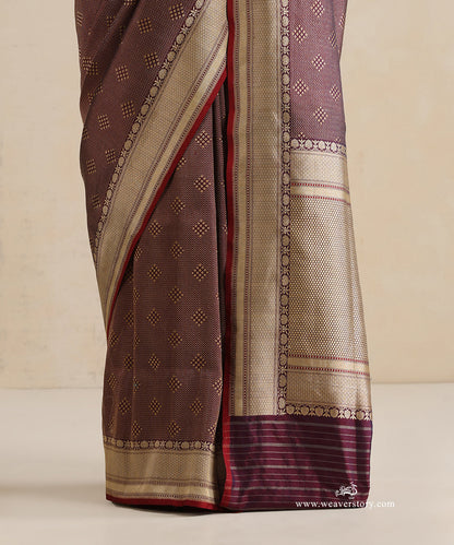 Purple_Handloom_Zari_Tanchoi_Pure_Katan_Silk_Banarasi_Saree_With_Red_Selvedge_WeaverStory_04