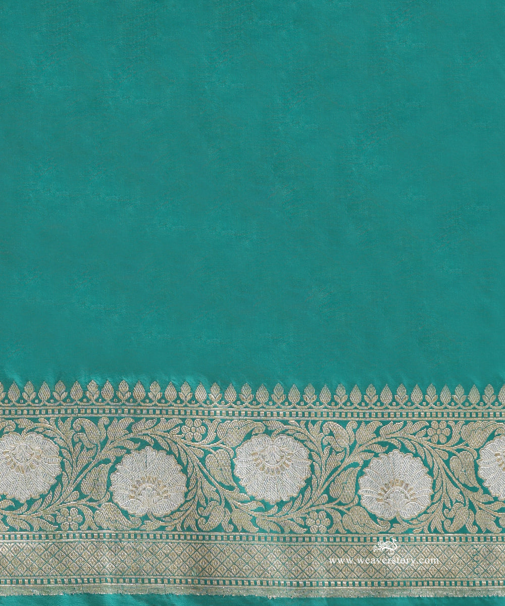 Teal_Handloom_Green_Pure_Katan_Silk_Banarasi_Saree_With_Sona_Rupa_Kadhwa_Jaal_WeaverStory_05