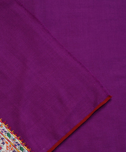 Purple_Handwoven_Pure_Pashmina_Stoles_With_Hand_Appliqued_Kashidakari_Border_WeaverStory_04