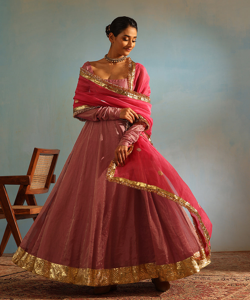 Shop Pink Georgette Embroidery Anarkali Lehenga Party Wear Online at Best  Price | Cbazaar