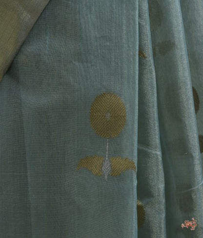 Aqua_and_gold_silk_tissue_saree_WeaverStory_03