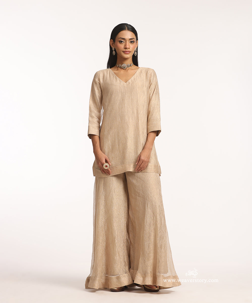 Gold_Handloom_Crush_Tissue_Sharara_Suit_Set_WeaverStory_01