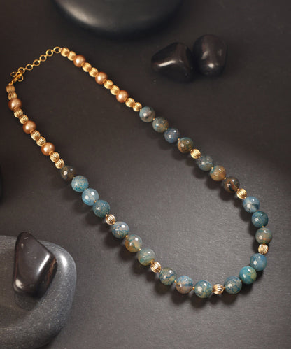 Gulsim_Handcrafted_Alloy_Mala_With_Blue_Agate_And_Metal_Beads_WeaverStory_01