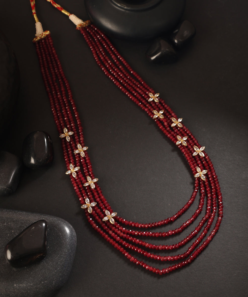 Husna_Multi_Ladi_Handcrafted_Alloy_Mala_With_Floral_Motifs_WeaverStory_01