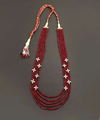 Husna_Multi_Ladi_Handcrafted_Alloy_Mala_With_Floral_Motifs_WeaverStory_02