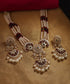 Ashnoor_Handcrafted_Silver_Pearls_Multiladi_Necklace_Set_with_Moissanite_Pendant_and_Pearl_Hangings_WeaverStory_01