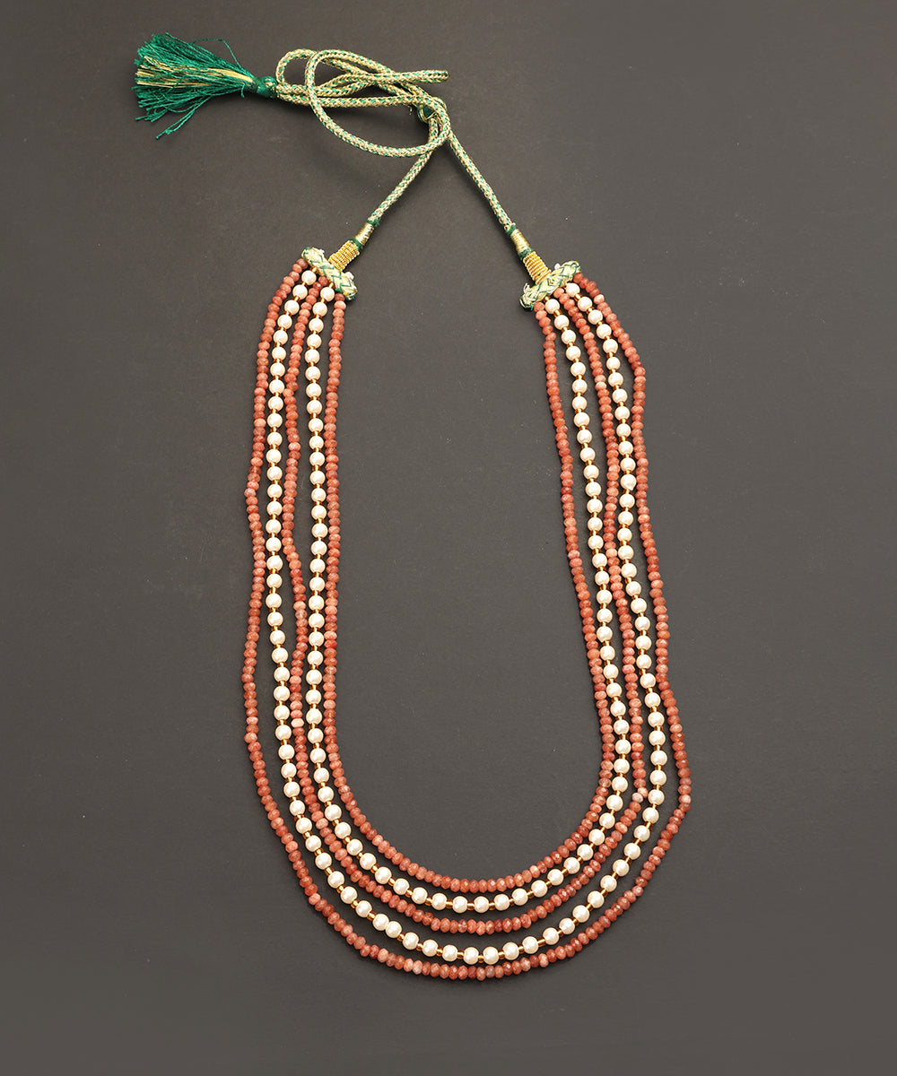 Hafsa_Multi_Ladi_Handcrafted_Alloy_Mala_With_Pink_Jade_And_Pearls_WeaverStory_02