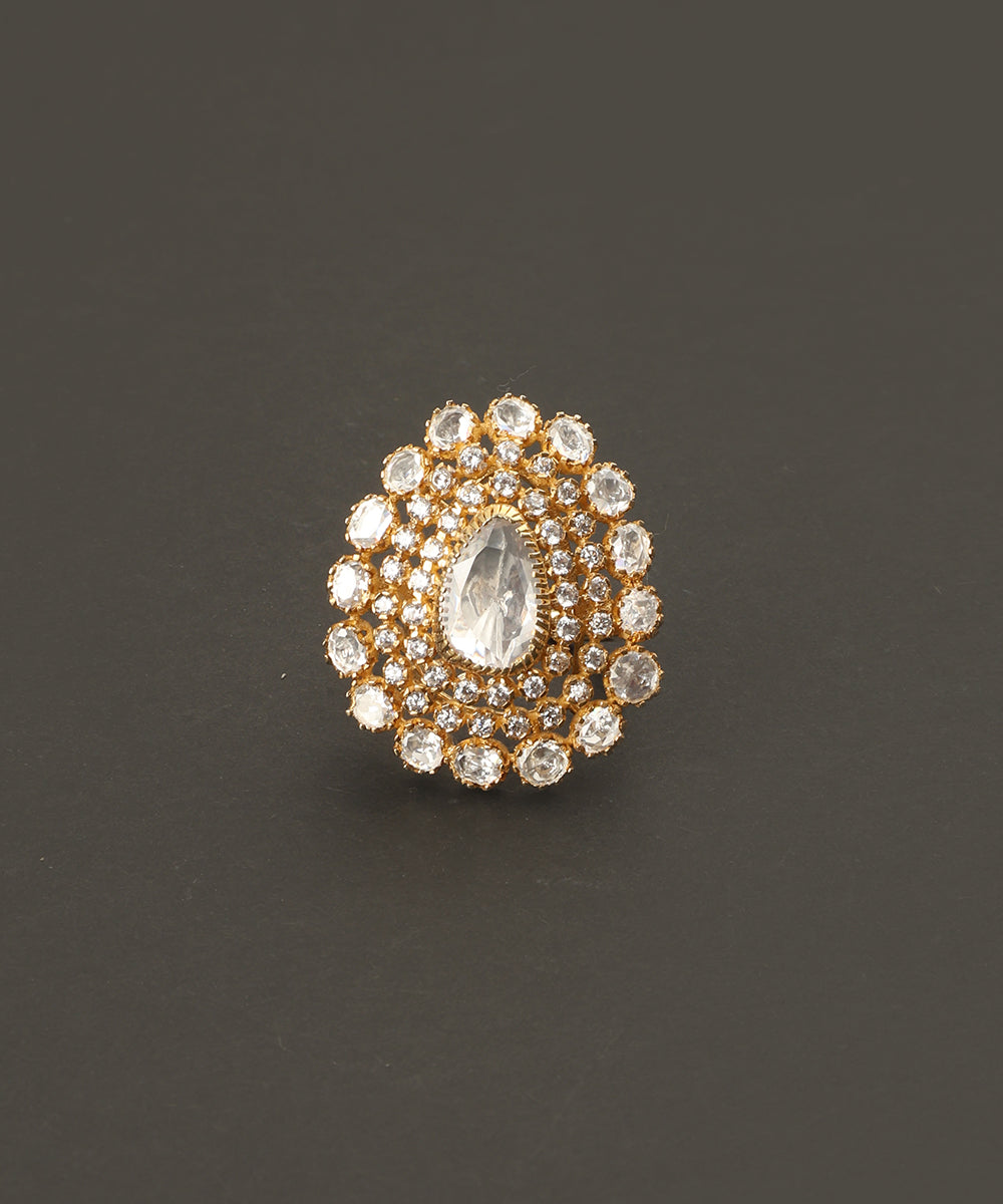 Aiman_Handcrafted_Silver_Ring_With_Moissanite_WeaverStory_02