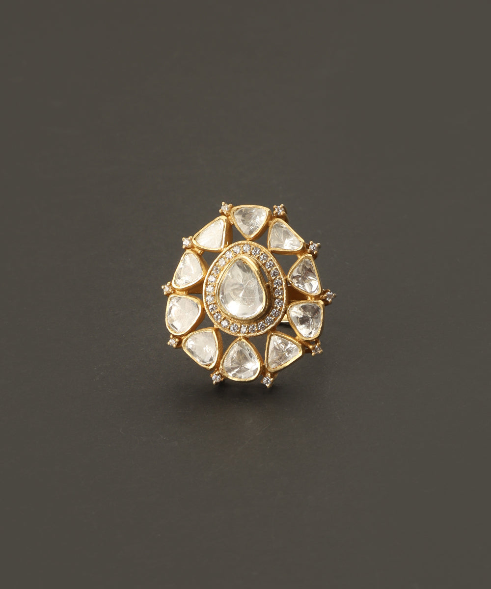 Emaan_Handcrafted_Silver_Ring_With_Moissanite_WeaverStory_02