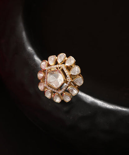 Elina_Handcrafted_Silver_Ring_With_Moissanite_WeaverStory_01