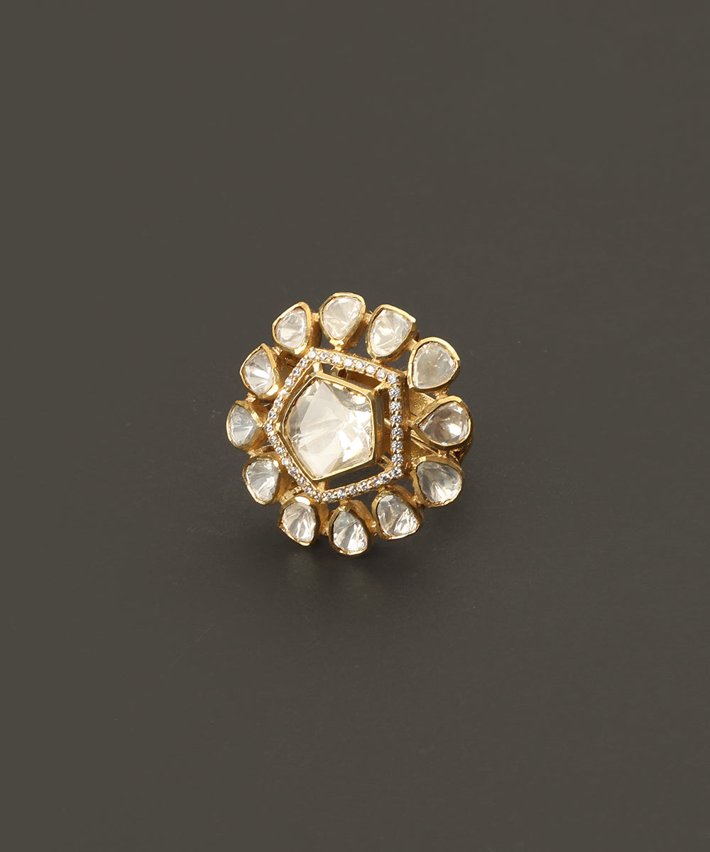 Elina_Handcrafted_Silver_Ring_With_Moissanite_WeaverStory_02