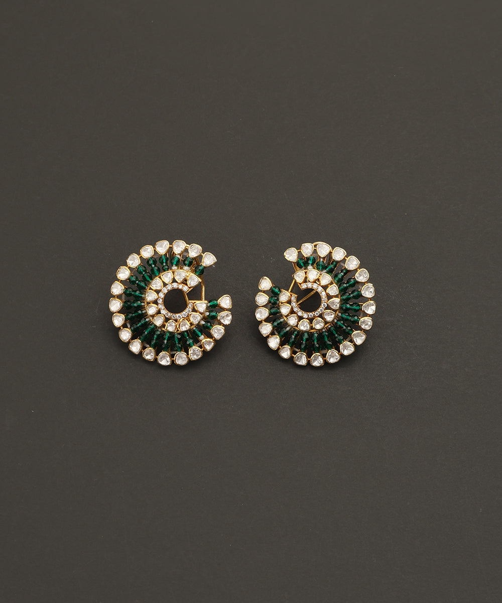 Delnavaz_Handcrafted_Silver_Earrings_With_Moissanite_WeaverStory_02