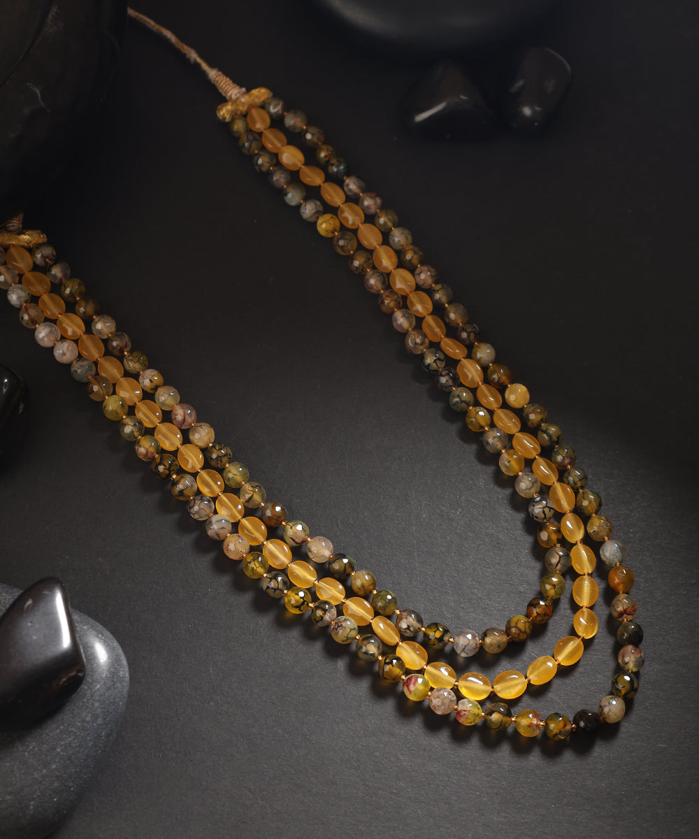 Farzana_Yellow_Handcrafted_Alloy_Teen_Ladi_Mala_With_Yellow_Agate_And_Monalisa_Stones_WeaverStory_01