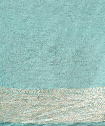 Ice_Blue_Handloom_Pure_Tusser_Georgette_Banarasi_Saree_With_Floral_Boota_WeaverStory_05