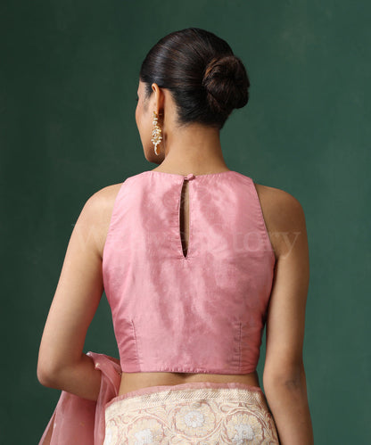 Pink_Halter_Neck_Blouse_With_Zardozi_And_Beadwork_WeaverStory_07