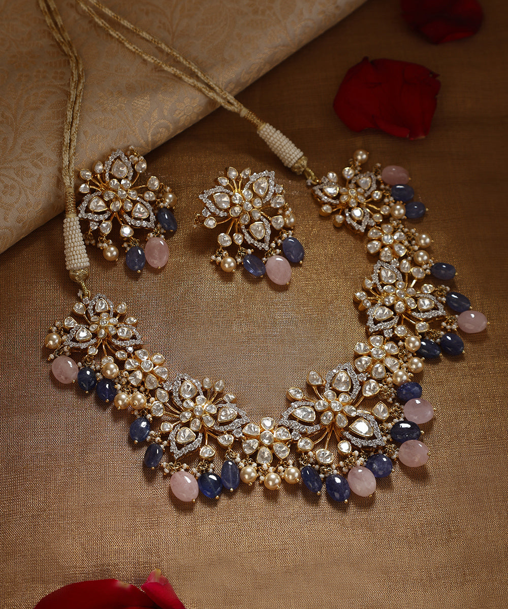 Yashas_Handcrafted_Pure_Silver_Necklace_Set_WeaverStory_01