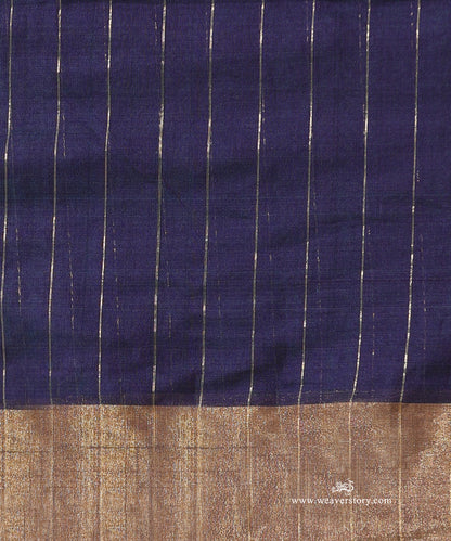 Turquoise_Blue_Handloom_Trumpet_Motif_Cotton_Silk_Chanderi_Saree_WeaverStory_05