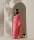Pink_Handloom_Pyramid_Motif_Jaal_Cotton_Silk_Chanderi_Saree_WeaverStory_01