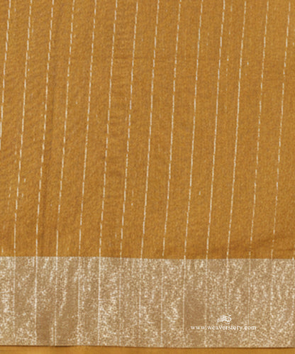 Mustard_Handloom_Pyramid_Jaal_Cotton_Silk_Chanderi_Saree_WeaverStory_05