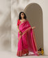 Pink_Handloom_Floral_Jaal_Rani_Cotton_Silk_Chanderi_Saree_WeaverStory_01