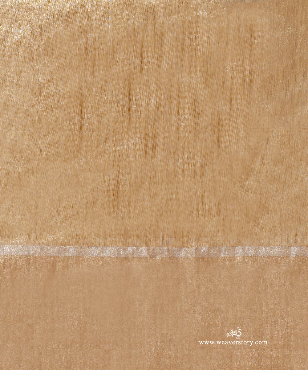 Beige_Handloom_Classic_Jaal_Cotton_Silk_Chanderi_Saree_WeaverStory_05