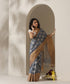Lavender_Grey_Handloom_Sunflower_Motif_Jaal_Cotton_Silk_Chanderi_Saree_WeaverStory_01