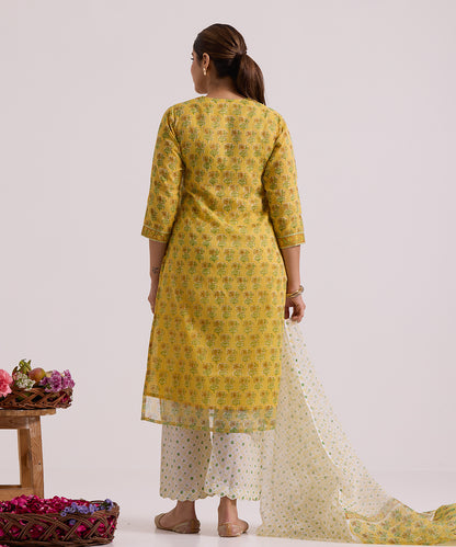 Yellow_Hand_Block_Printed_Kota_Doria_Suit_Set_With_Dupatta_WeaverStory_05