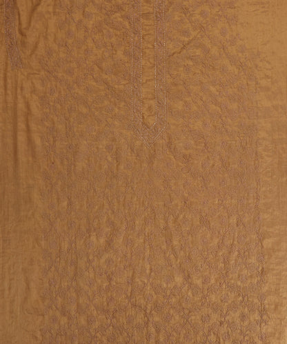 Golden_Lucknawi_Tissue_Kurtas_With_Embroidery_And_Lining_WeaverStory_02