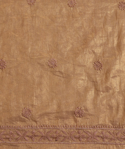 Beige_Lucknawi_Tissue_Kurtas_With_Embroidery_And_Lining_WeaverStory_03