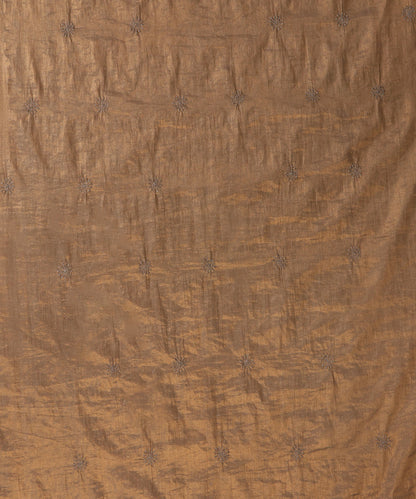Beige-Brown_Lucknawi_Tissue_Kurtas_With_Embroidery_And_Lining_WeaverStory_04
