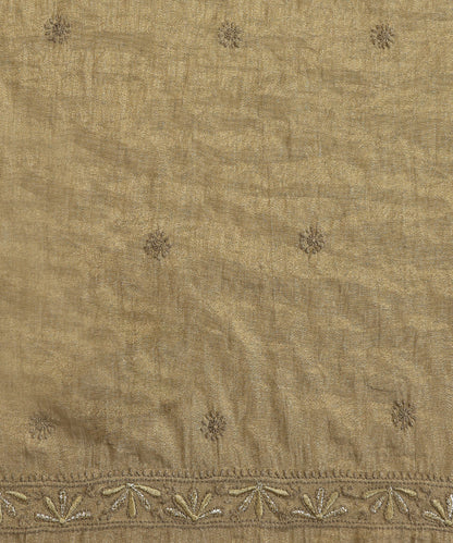 Olive_Lucknawi_Tissue_Kurtas_With_Embroidery_And_Lining_WeaverStory_03