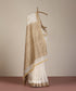 White_Handloom_Raw_Mulberry_Silk_Natural_Dye_Saree_With_Beige_Border_Pallu_WeaverStory_01