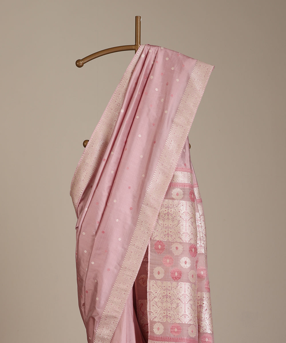 Baby_Pink_Handloom_Pure_Mulberry_Silk_Lac_Stick_Dye_Saree_With_Intricate_Pallu_And_Pink_Meena_WeaverStory_02