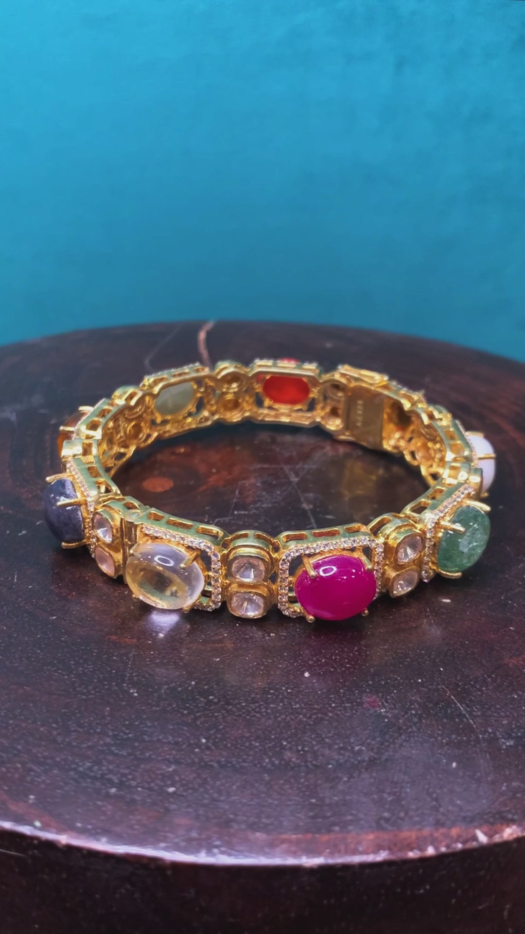 Navratan 100% Multi Colour Brass Navratna Bracelet at Rs 325/piece in Jaipur