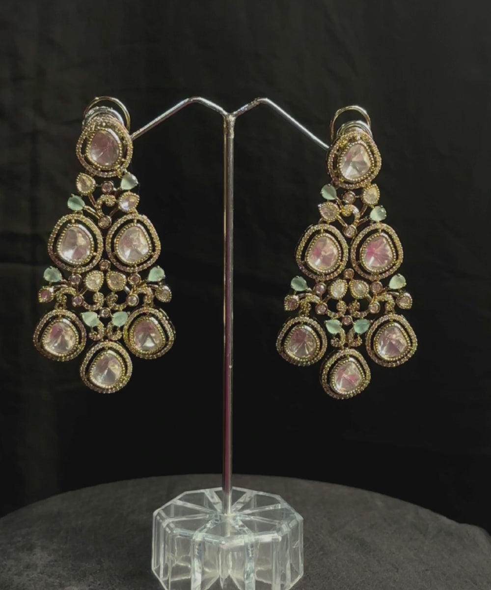 Amruta Handcrafted Earrings With Semi Precious Stones