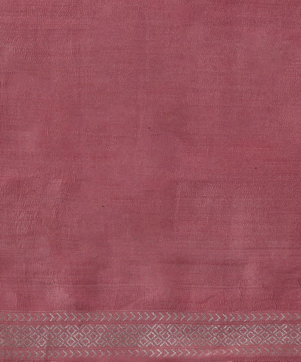 Pink_Handloom_Pure_Tussar_Georgette_Banarasi_Saree_With_Multi_Colour_Meenakari_WeaverStory_05