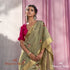 Handwoven_Olive_Green_Chanderi_Silk_Saree_with_Floral_Motifs_WeaverStory_01