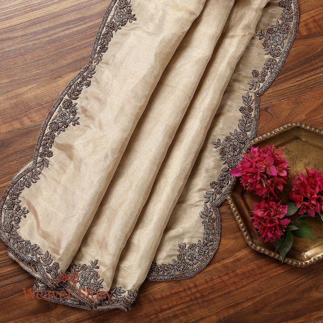 Handloom_Silk_Tissue_Zardozi_Dupatta_WeaverStory_01