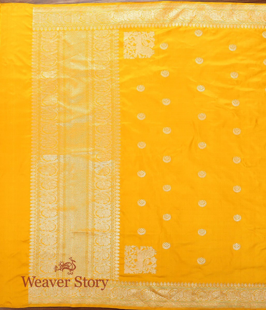 Handloom_Yellow_Chand_Boota_Dupatta_WeaverStory_02