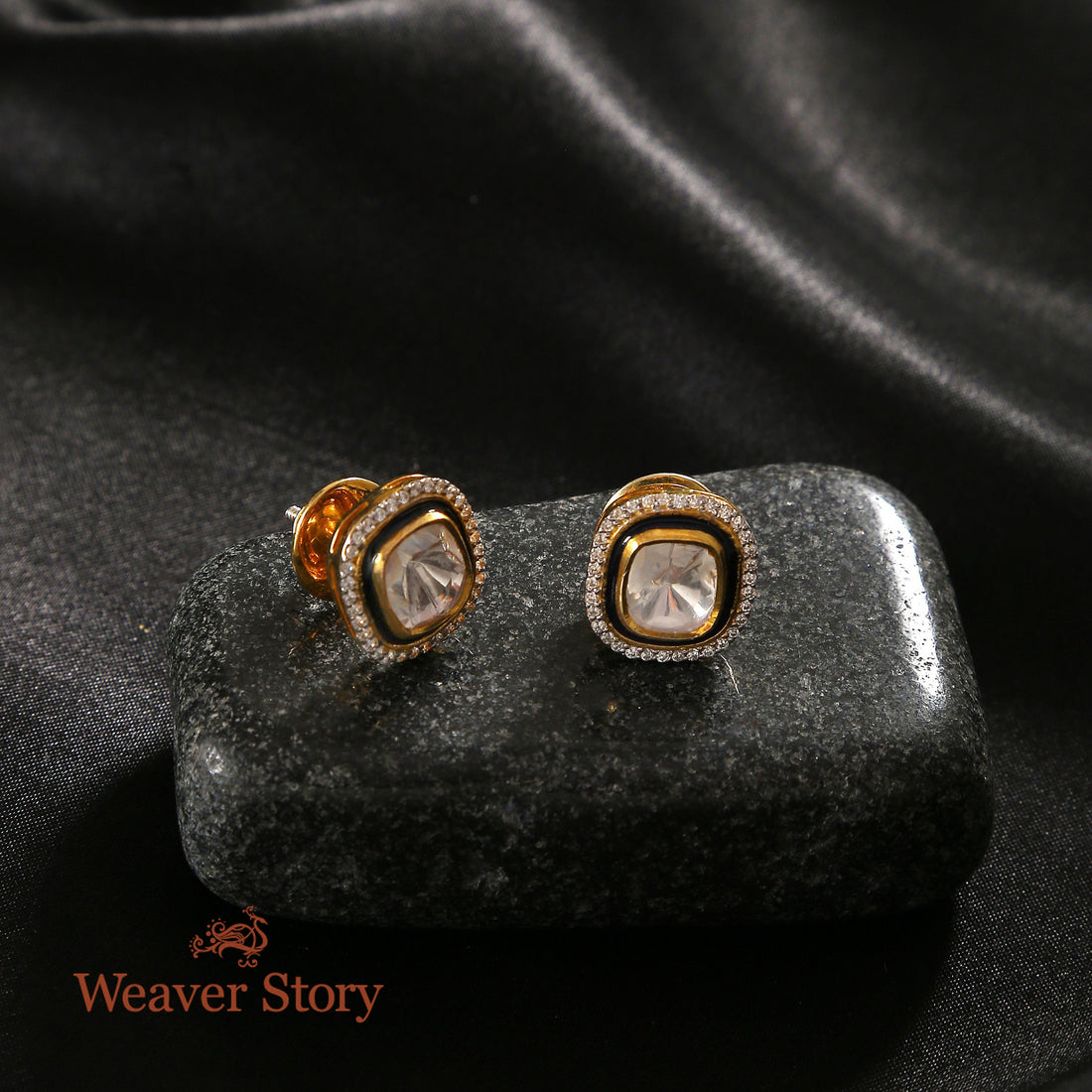 Seher_Earrings_with_Moissanite_Polki_Crafted_in_Pure_Silver_WeaverStory_01