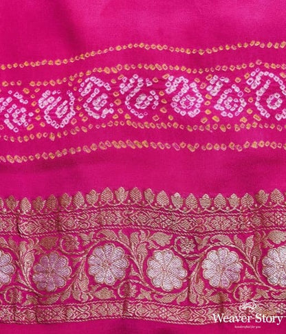 Handwoven_Banarasi_Bandhej_Saree_with_sona_rupa_zari_WeaverStory_05