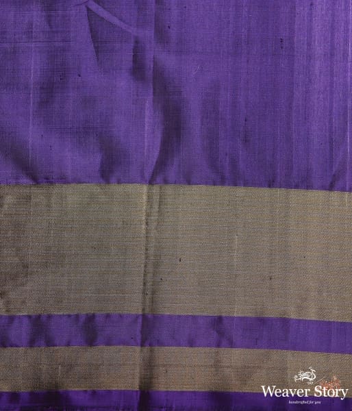 Purple_single_ikat_patola_saree_with_tissue_border_WeaverStory_05