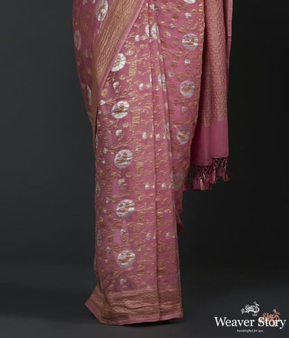 Rose_pink_sona_rupa_banarasi_georgette_saree_WeaverStory_04