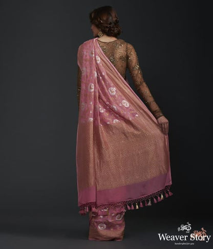 Rose_pink_sona_rupa_banarasi_georgette_saree_WeaverStory_03