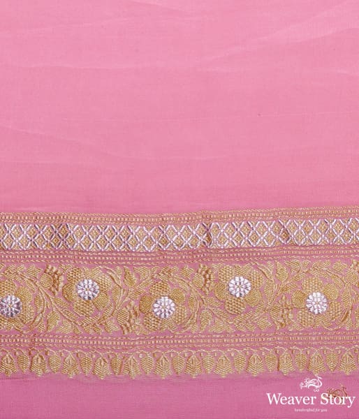 Peach_pink_and_majenta_banarasi_jangla_with_rangkat_dye_WeaverStory_05