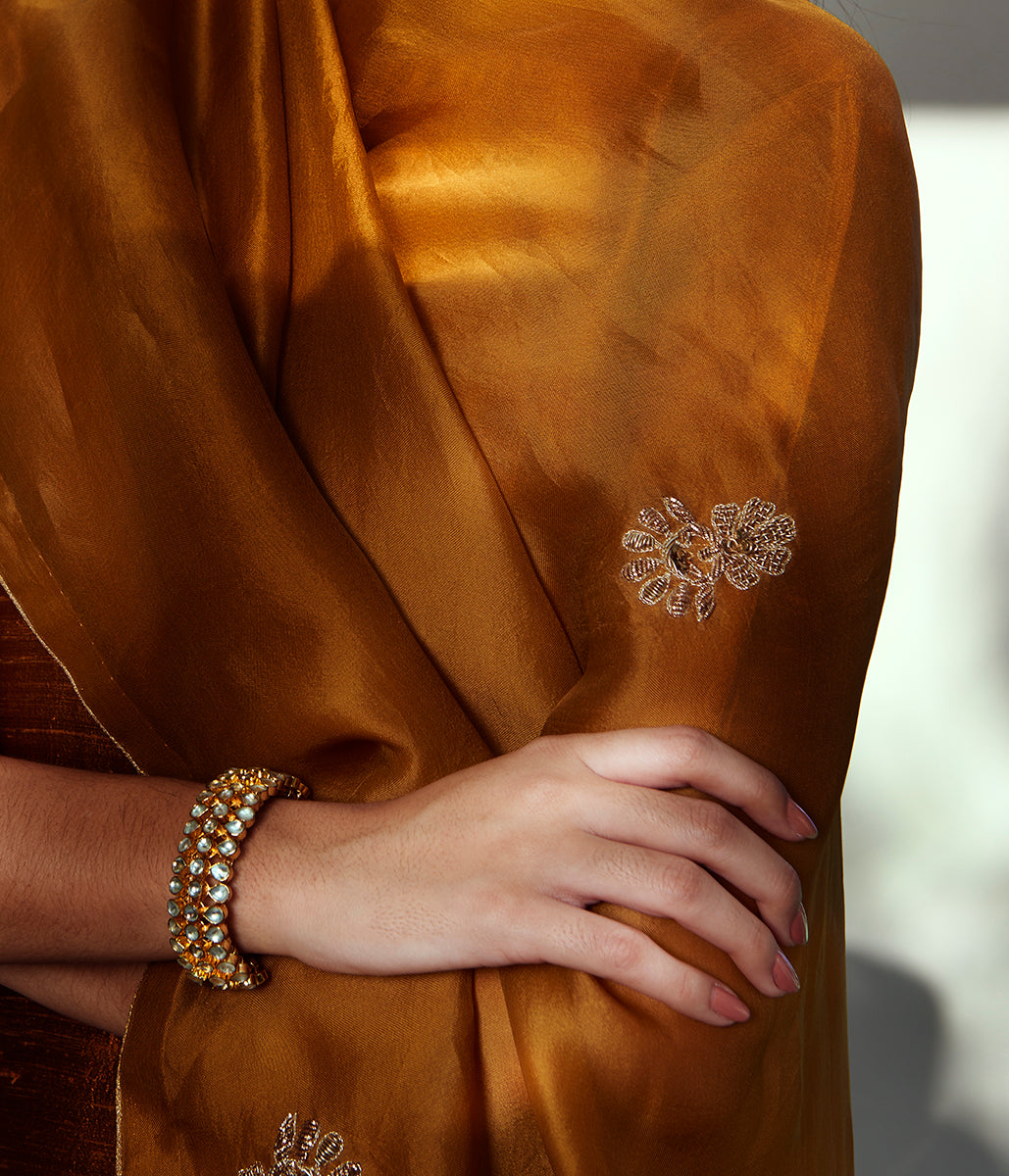 Hand_embroidered_raw_silk_suit_in_golden_mustard_color_with_Hand_embroidery_WeaverStory_05