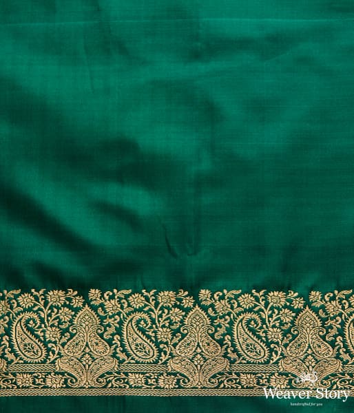 Green_and_gold_pure_valkalam_saree_with_meenakari_border_and_paisley_pallu_WeaverStory_05