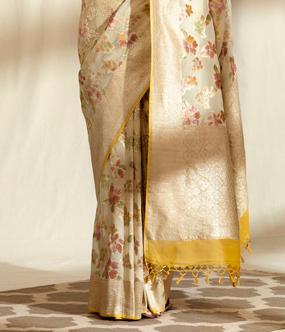 Handwoven_Beige_and_Gold_Hand_Brush_Dyed_Saree_WeaverStory_04