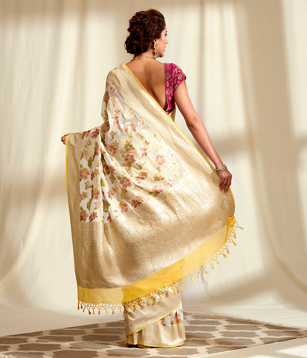 Handwoven_Beige_and_Gold_Hand_Brush_Dyed_Saree_WeaverStory_03