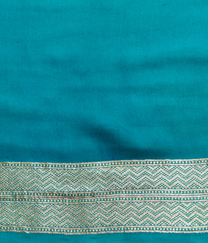 Handwoven_Blue_and_Gold_Hand_Brush_Dyed_Saree_WeaverStory_05
